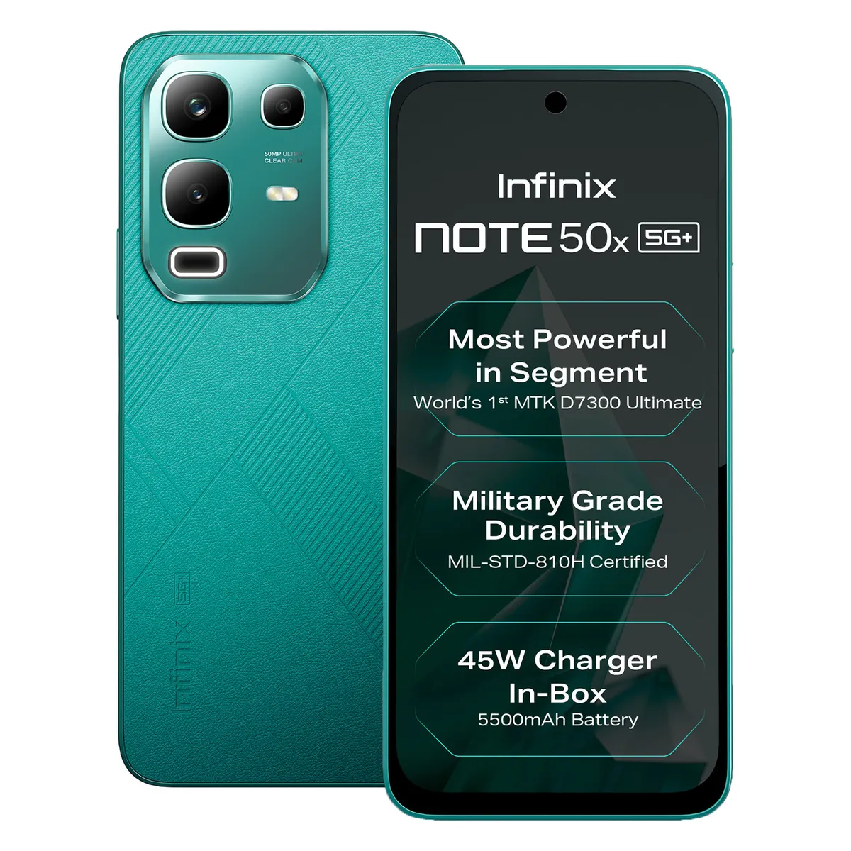Infinix Note 50x (Sea Breeze Green, 6/128 GB)