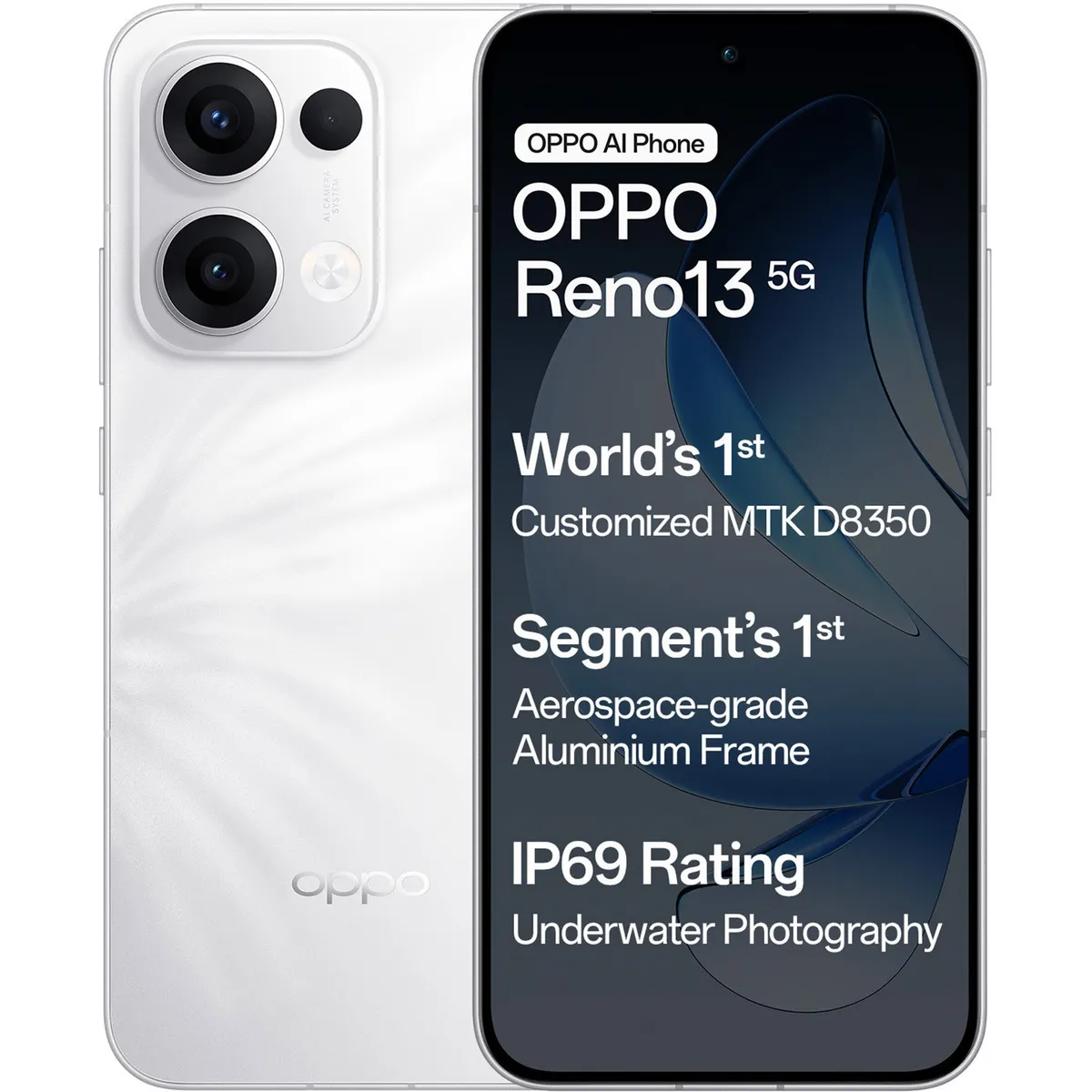 OPPO RENO 13 5G  (Ivory White, 8 GB + 256 GB)