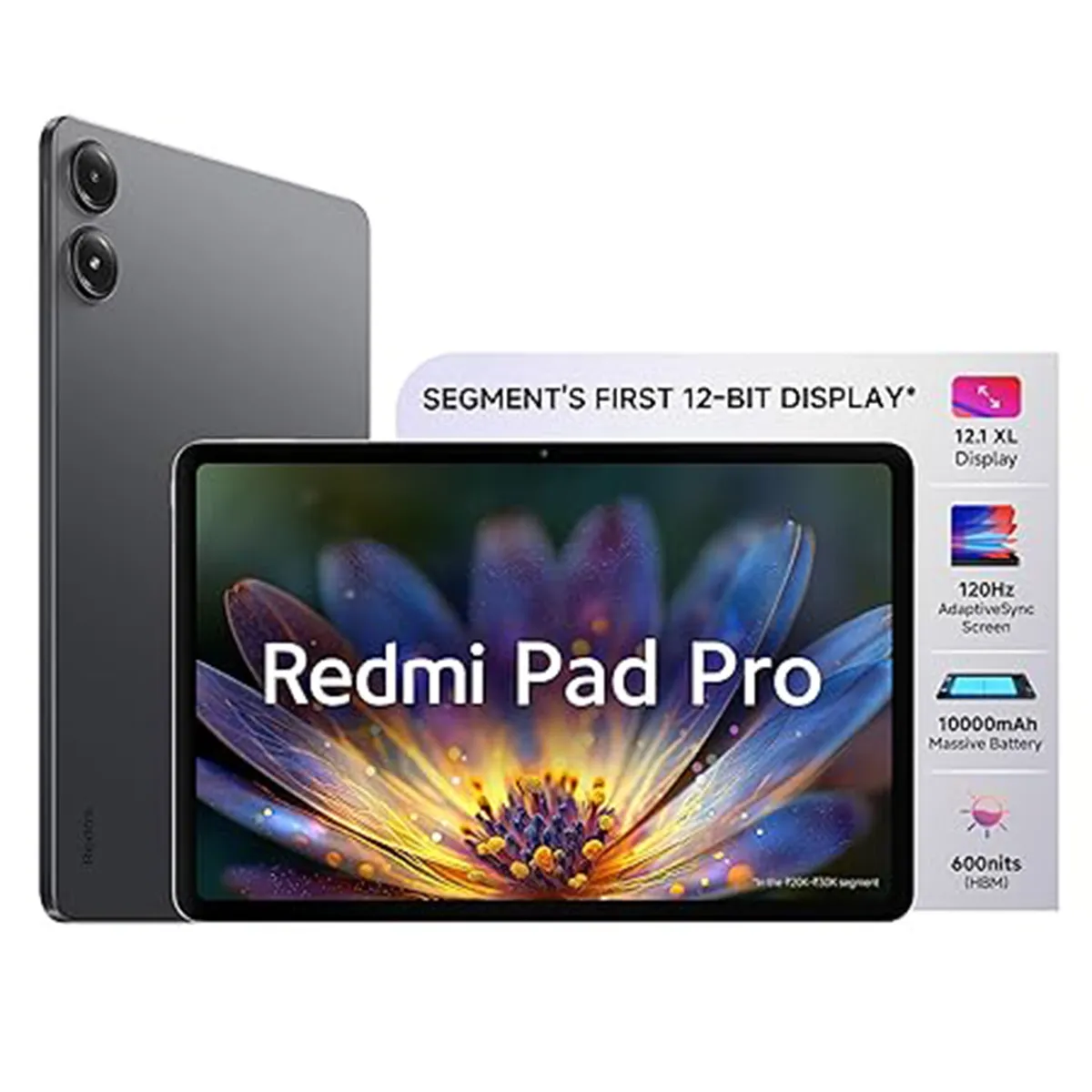 REDMI Pad Pro 6 GB / 128 GB 12.1 inch with Wi-Fi(Graphite Grey)