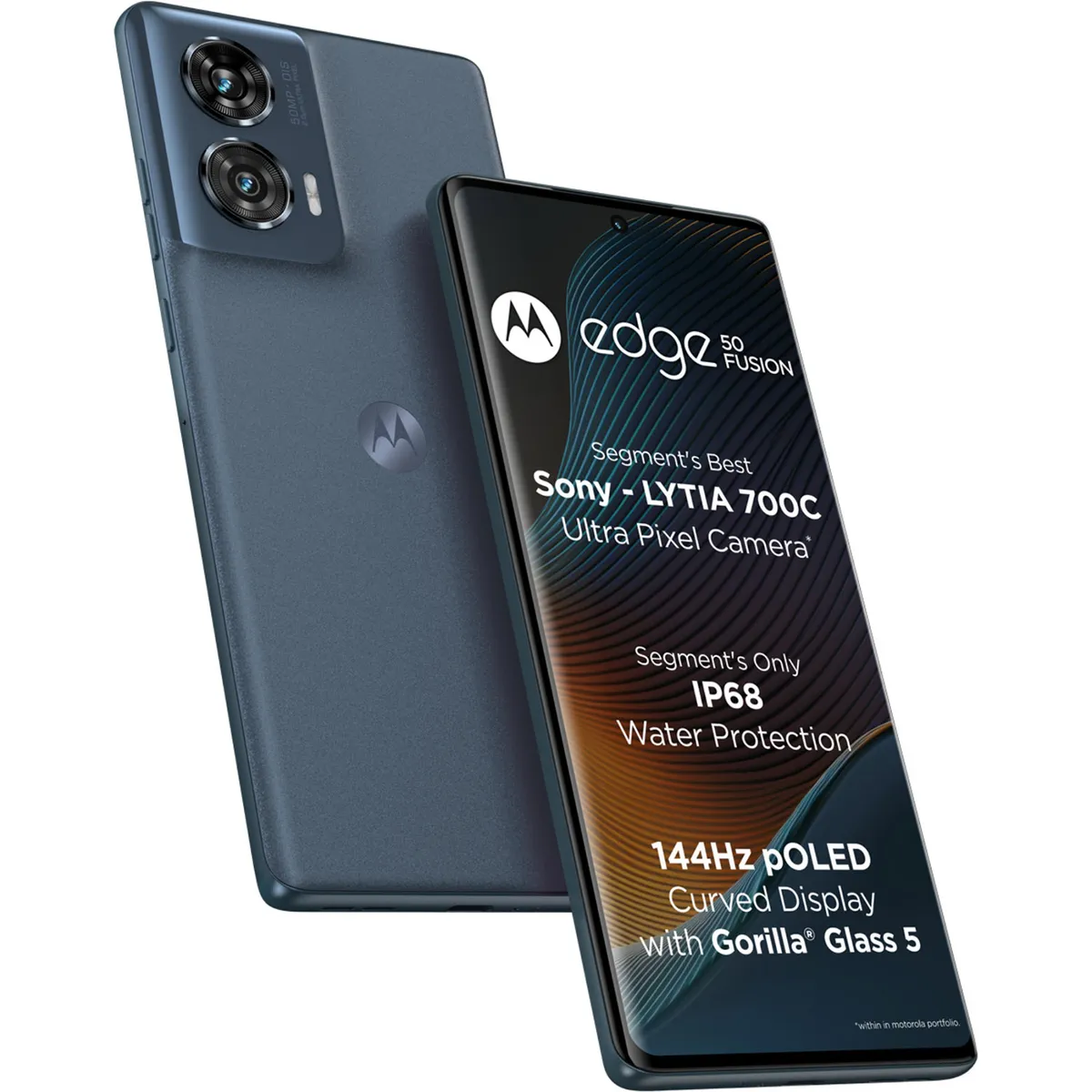 Moto Edge 50 Fusion 5G (Forest Blue, 8GB + 128 GB)