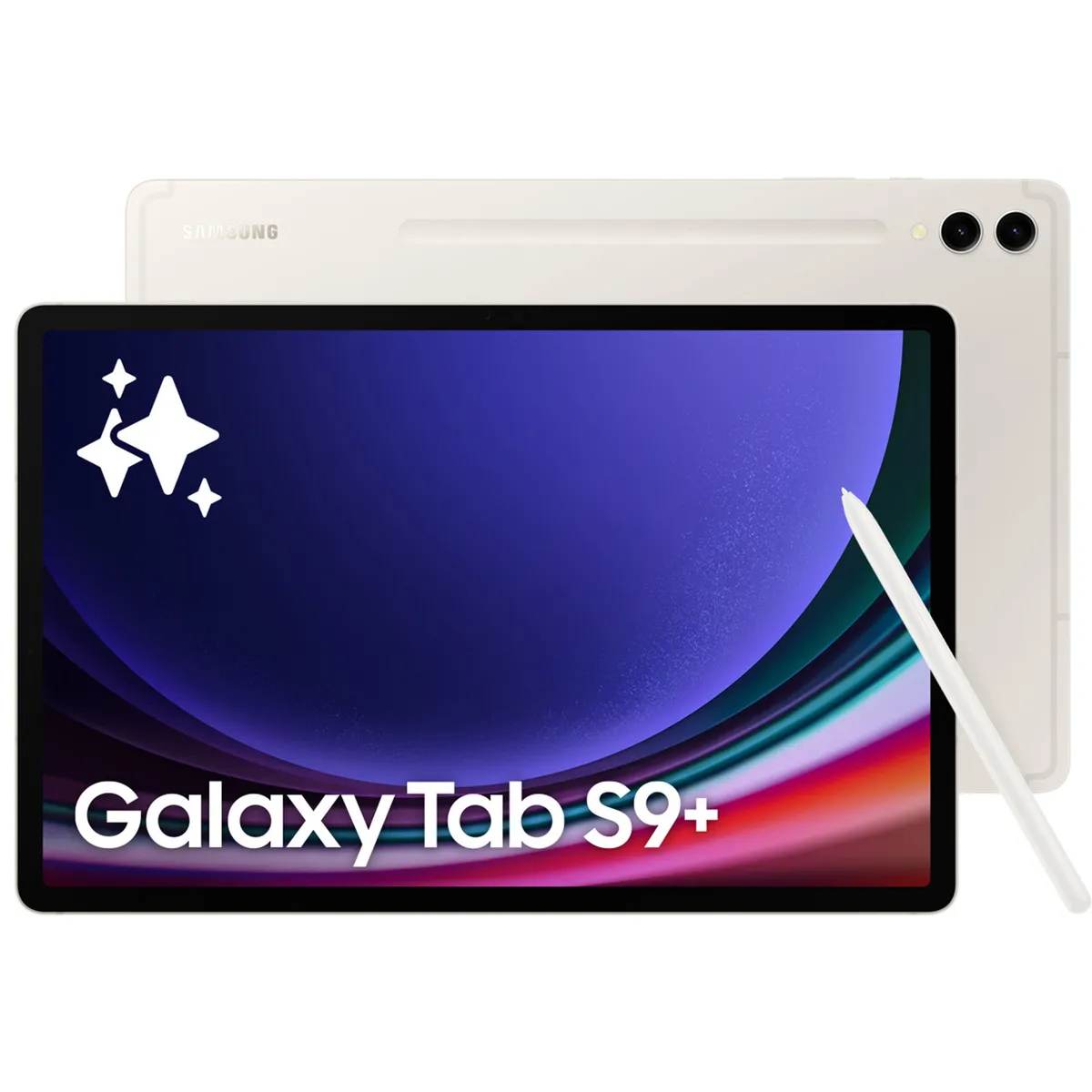 Samsung Galaxy Tab S9 Plus LTE (Beige, 12GB + 256GB)