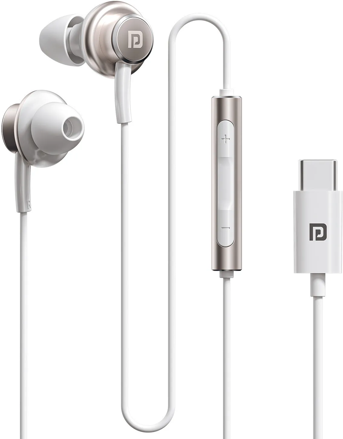 POR-2922 CONCH SIGMA TYPE-C MAGNETIC WHITE HANDSFREE