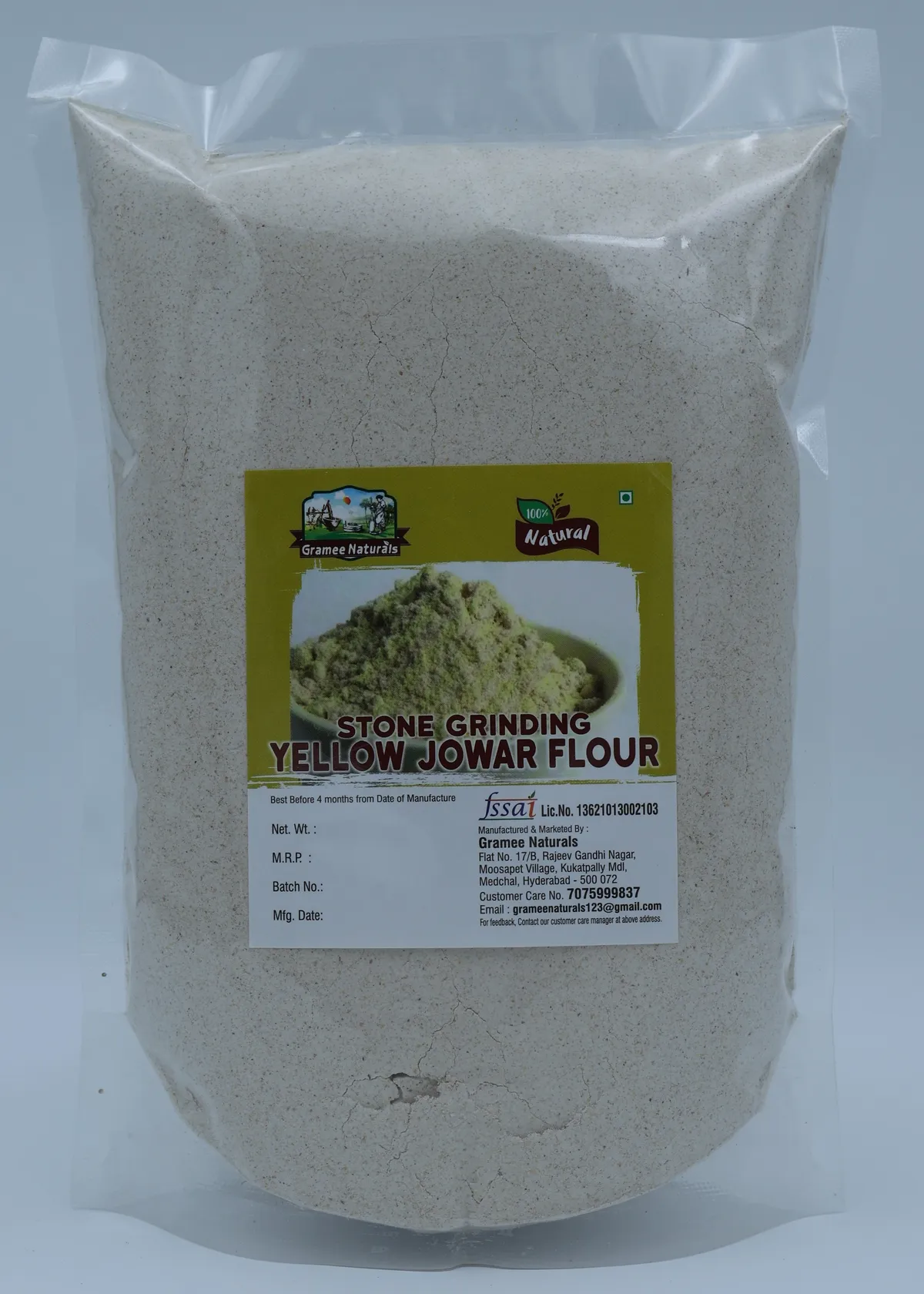 YELLOW JOWAR FLOUR 1 KG