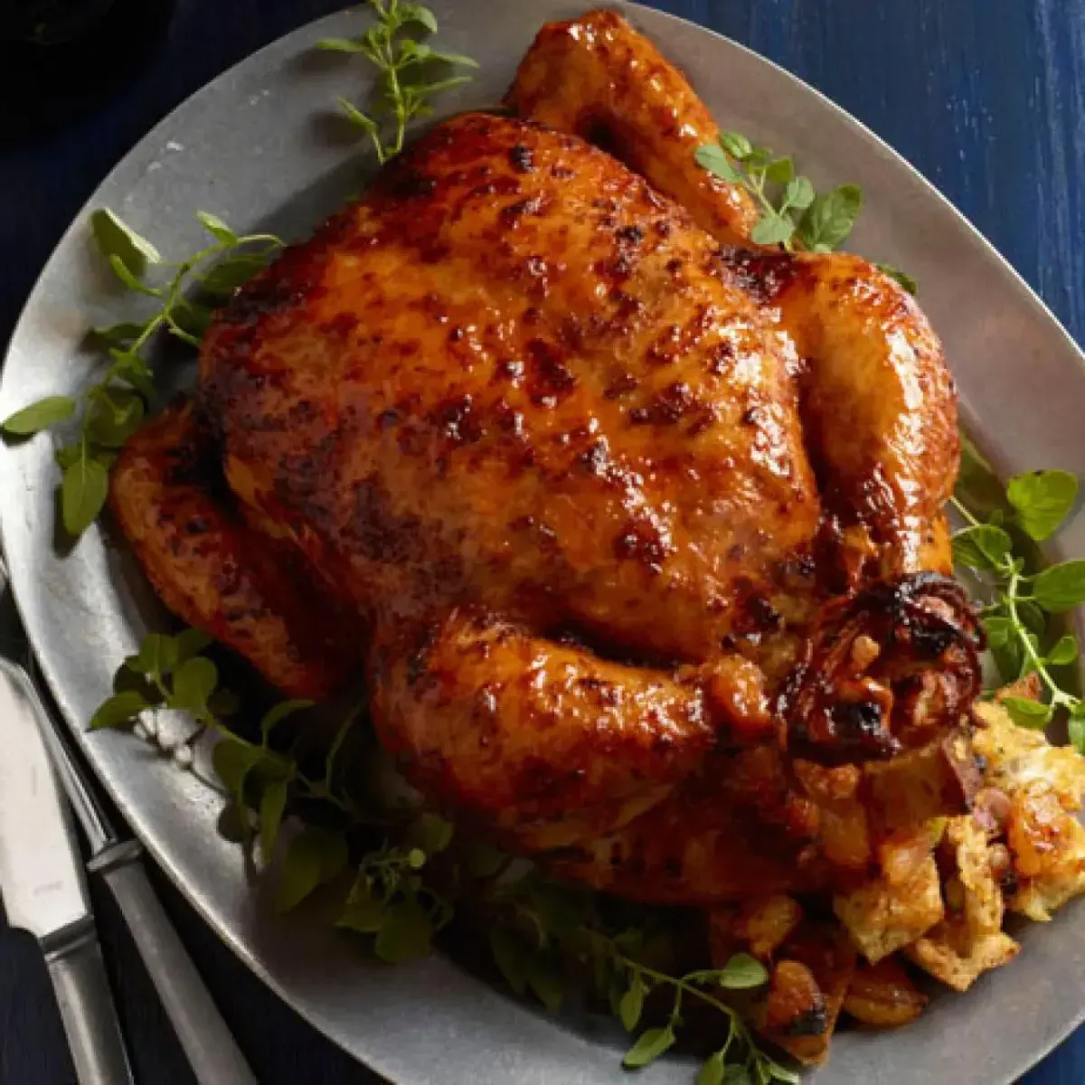 Honey Roast Stuff Chicken - 1.1 Kg